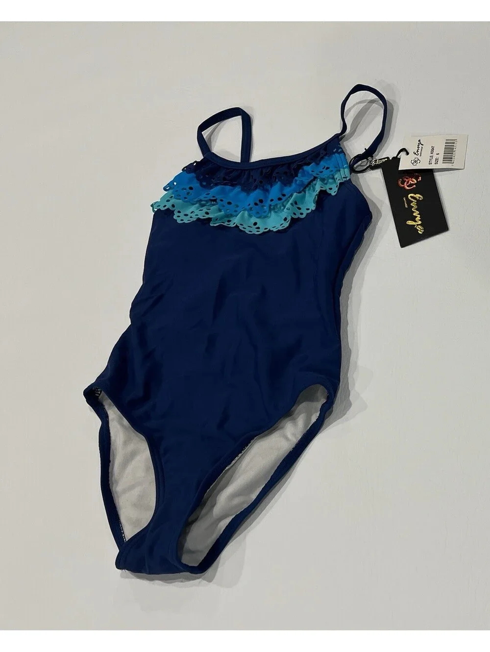 Envya Swimwear- girls one-piece swimsuit- size 6- New with tags